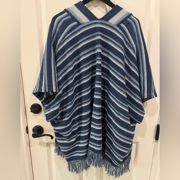 Lauren Ralph Lauren Fringe Trim Open Cardigan S/M EUC - Picture 5 of 11